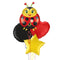 Cute Ladybird Foil Balloon Bouquet