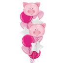 Cute Pink Piggy Balloon Bouquet