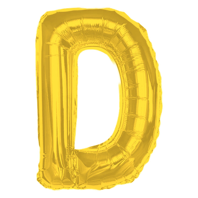 Any Gold Letter Super Shape Foil Balloon
