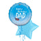 Happy Birthday Dad Aviation Theme Foil Balloon Bouquet