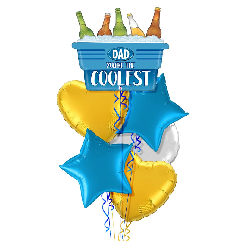 Dad You Are the Coolest Balloon Bouquet - Jumbo Size 33"
