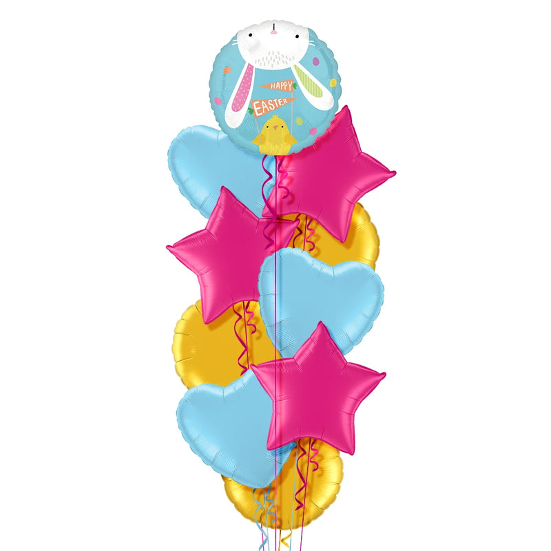 Easter Bunny and Chick Balloon Bouquet