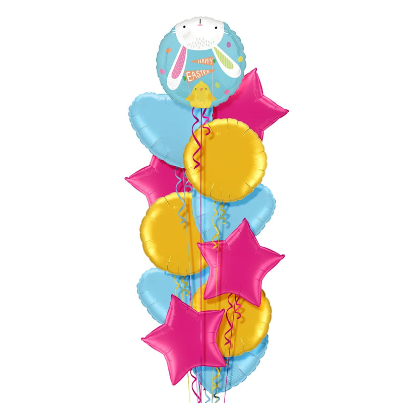 Easter Bunny and Chick Balloon Bouquet