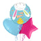 Easter Bunny and Chick Balloon Bouquet