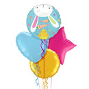 Easter Bunny and Chick Balloon Bouquet