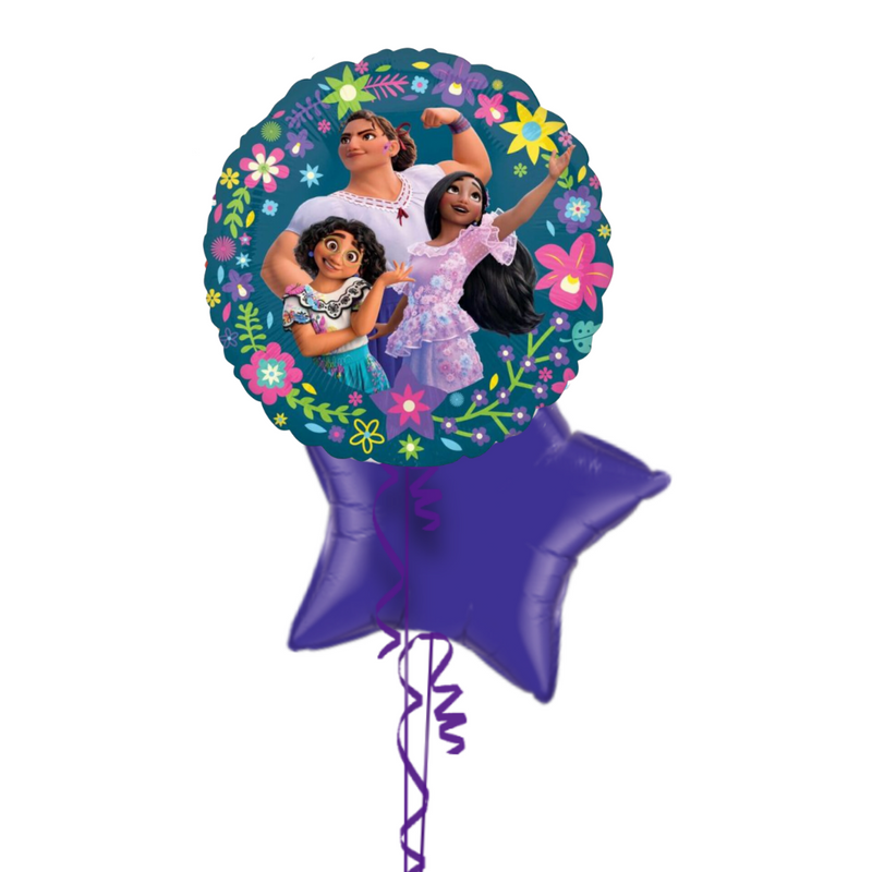 Encanto Purple Foil Balloon Bouquet