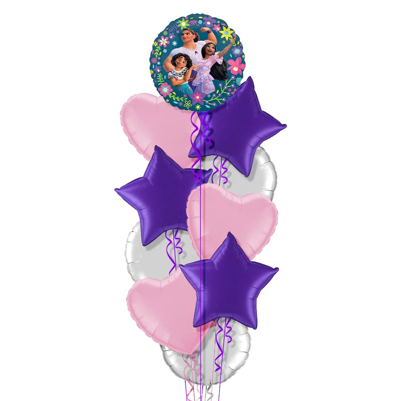 Encanto Purple Foil Balloon Bouquet