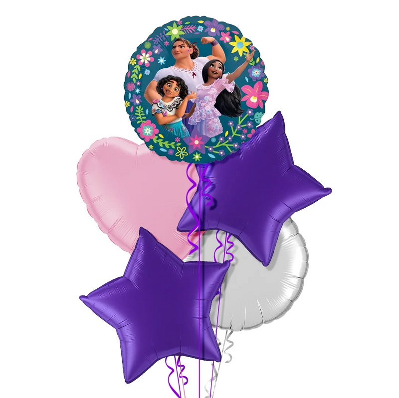 Encanto Purple Foil Balloon Bouquet