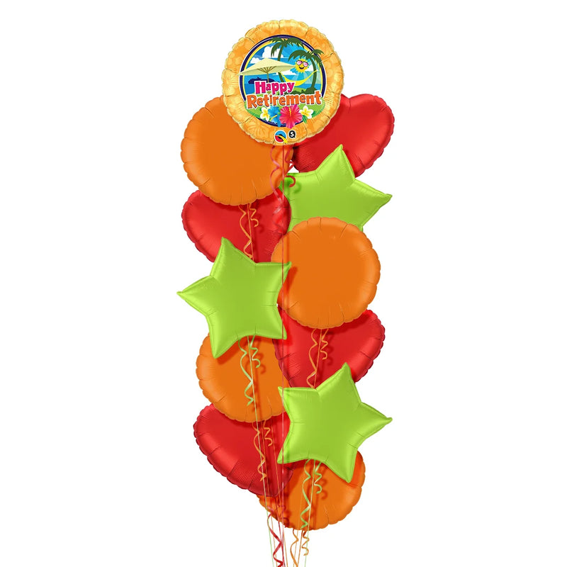 Exotic Happy Retirement Balloon Bouquet