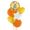 Feel Better Soon Sunflower Themed Balloon Bouquet