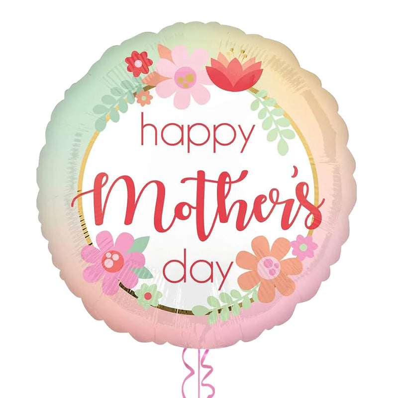 Floral Happy Mother's Day Balloon Bouquet