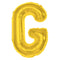 Any Gold Letter Super Shape Foil Balloon