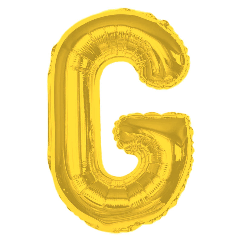 Any Gold Letter Super Shape Foil Balloon