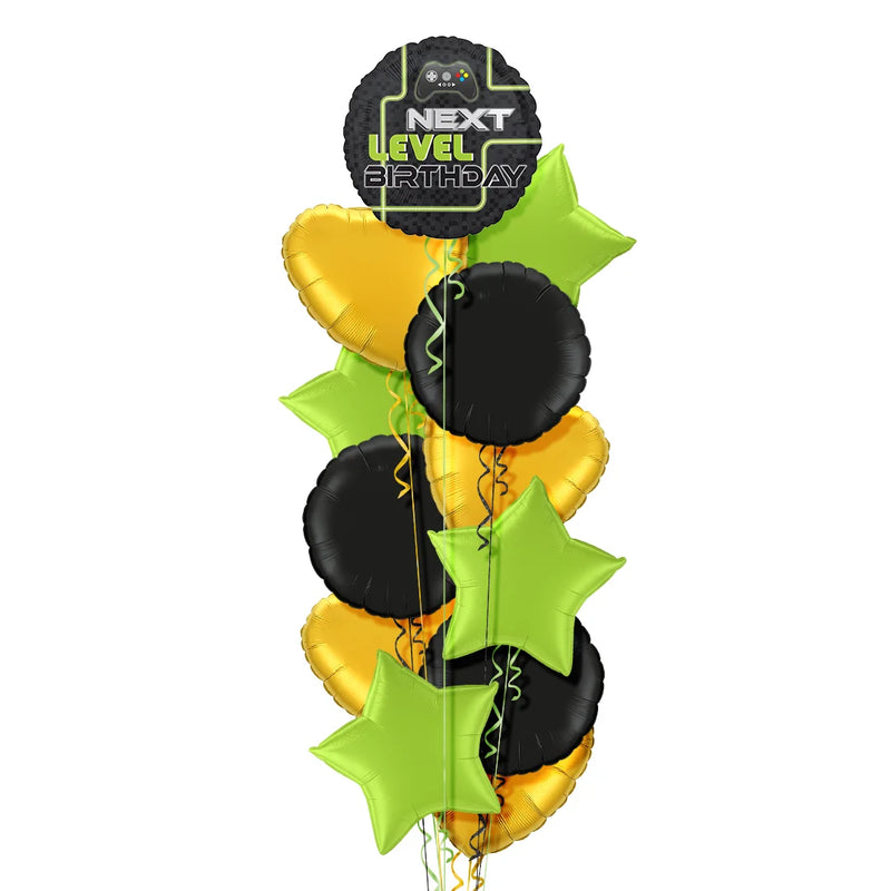 Gamer Next Level Birthday Balloon Bouquet
