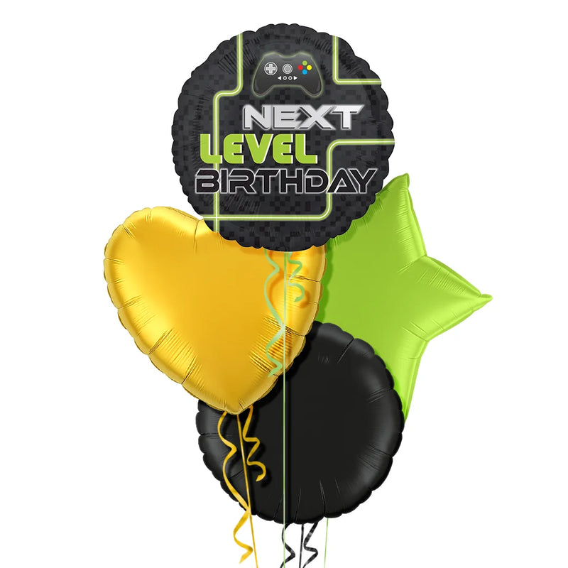 Gamer Next Level Birthday Balloon Bouquet