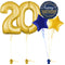 Gold 20th Birthday Balloon Bouquet Set