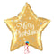 Gold Star Merry Christmas Balloon Bouquet