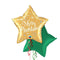 Gold Star Merry Christmas Balloon Bouquet