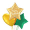 Gold Star Merry Christmas Balloon Bouquet