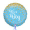 Gold and Blue Classy It's a Boy Balloon Bouquet