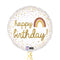 Golden Birthday Rainbow Balloon Bouquet