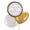 Golden Style Happy Birthday Balloon Bouquet