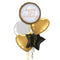 Golden Style Happy Birthday Balloon Bouquet