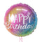 Gradient Happy Birthday Balloon Bouquet