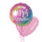 Gradient Happy Birthday Balloon Bouquet
