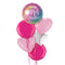 Gradient Happy Birthday Balloon Bouquet