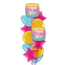 Gradient Thinking of You Balloon Bouquet