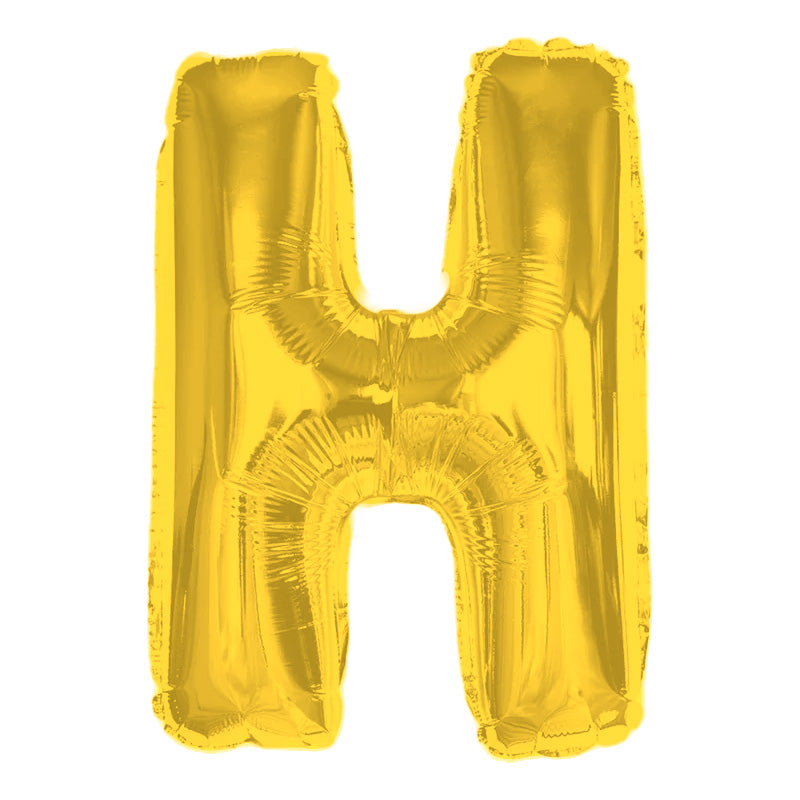 Any Gold Letter Super Shape Foil Balloon