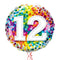 Happy 12th Birthday Confetti Balloon Bouquet