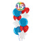 Happy 15th Birthday Confetti Balloon Bouquet