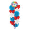 Happy 15th Birthday Confetti Balloon Bouquet