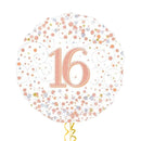 Happy 16th Birthday Rose Gold Balloon Bouquet