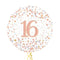 Happy 16th Birthday Rose Gold Balloon Bouquet