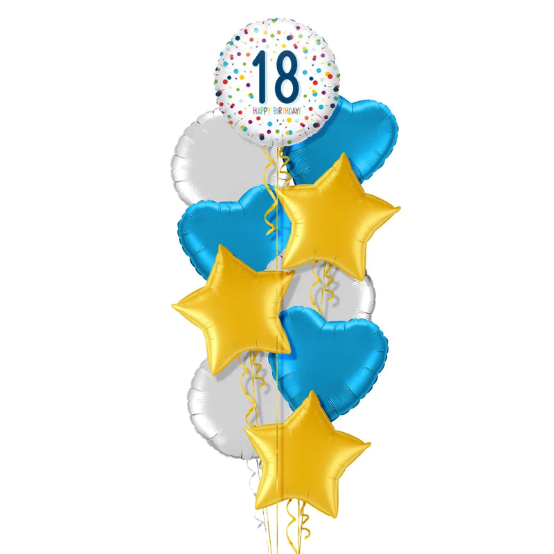 Happy 18th Birthday Balloon Bouquet