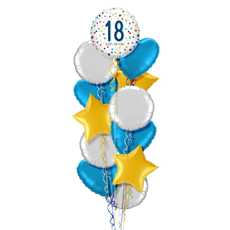 Happy 18th Birthday Balloon Bouquet