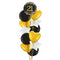 Happy 21st Birthday Black and Gold Balloon Bouquet