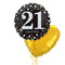 Happy 21st Birthday Holographic Balloon Bouquet