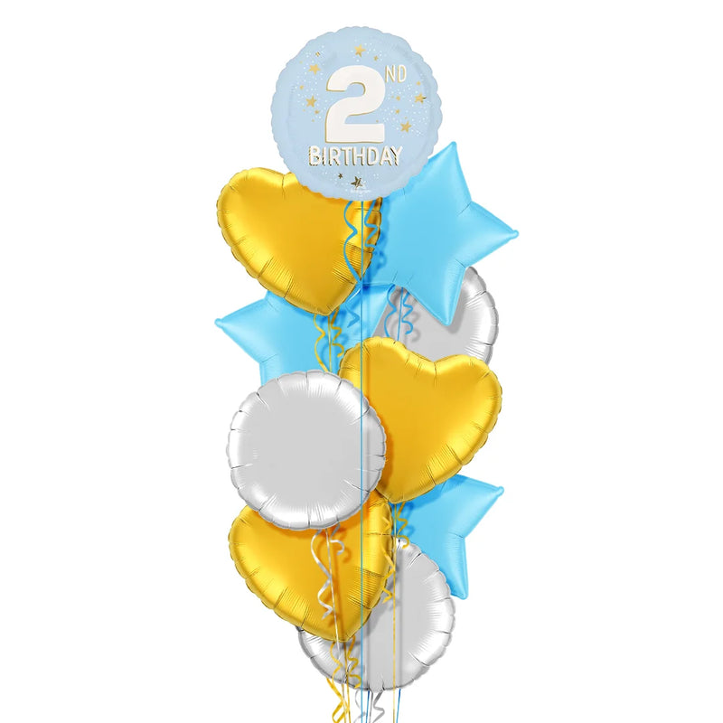 Happy 2nd Birthday Balloon Bouquet