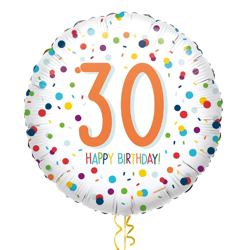 Happy 30th Birthday Balloon Bouquet