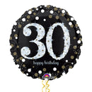 Happy 30th Birthday Holographic Balloon Bouquet