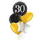 Happy 30th Birthday Holographic Balloon Bouquet