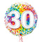 Happy 30th Birthday Rainbow Confetti Balloon Bouquet