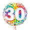 Happy 30th Birthday Rainbow Confetti Balloon Bouquet