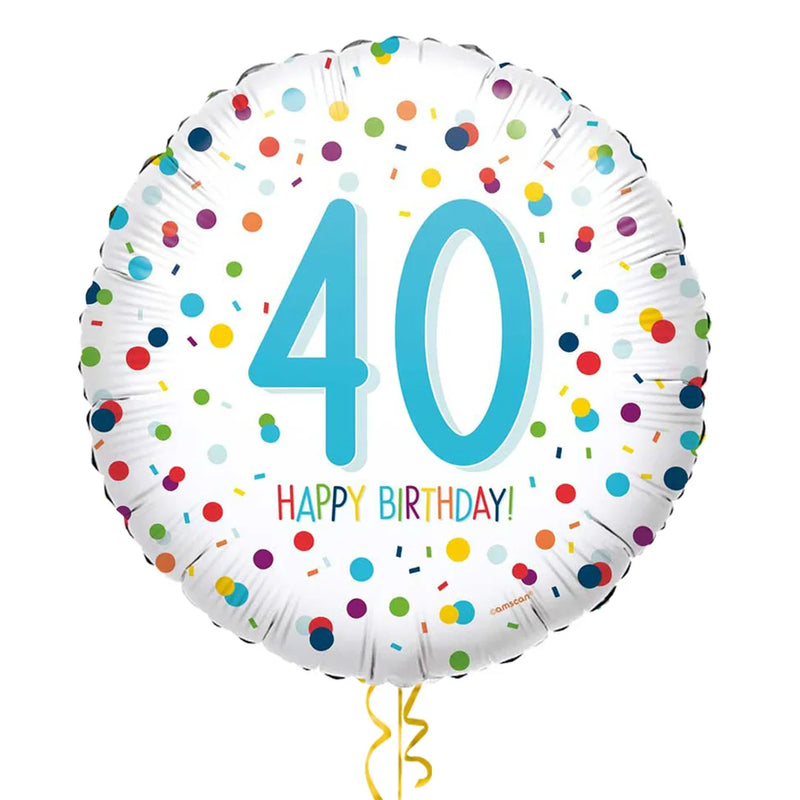 Happy 40th Birthday Balloon Bouquet