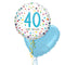 Happy 40th Birthday Balloon Bouquet
