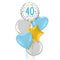 Happy 40th Birthday Balloon Bouquet